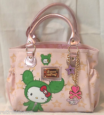 Tokidoki x Hello Kitty Boston Sandy Bag Mini Pink Handbag Purse LT ED 2008