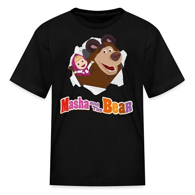 Masha And The Bear Hello Kids#x27; T Shirt