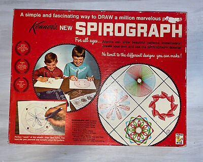 Vintage 1967 Kenner Spirograph No 401 Nearly Complete Missing No Pens No Paper