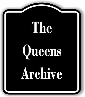 The Queens Archive BLACK Aluminum Composite Sign