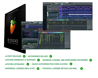 FL STUDIO 21 PRODUCER Fruity Loops Music Software RETAIL License For MAC amp; PC