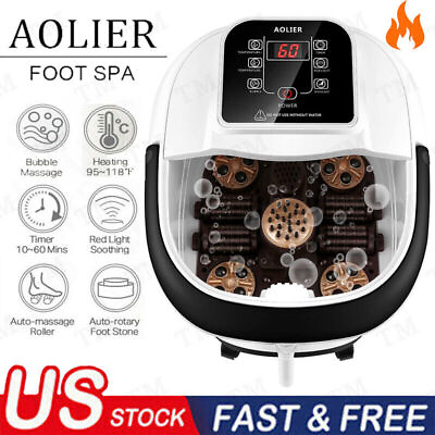 #ad Auto Foot Bath Spa Massager Foot Soaker Heated Pedicure Foot Spa for Home 64
