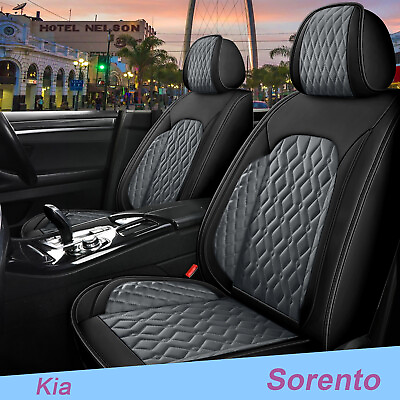 5 Seat Covers PU Leather For Kia Sorento 2007 2021 Frontamp;Rear Cushion Pretector