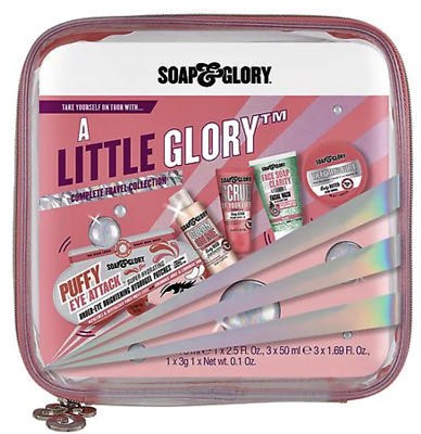 #ad Soap amp; Glory A Little Glory Complete Travel Size Collection Set NEW w Zip Case.