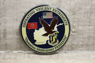 #ad Defeating Violent Extremists Operation Enduring Freedom Challenge Coin Used
