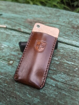 Leather Slip Case for Victorinox Alox Soldier Victorinox Knife 93 mm 3.66in