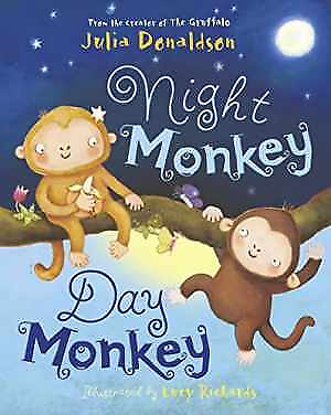 #ad Night Monkey Day Monkey Paperback by Donaldson Julia Very Good