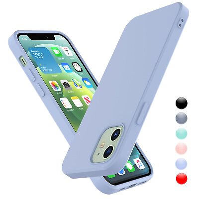 For iPhone 13 12 11 Pro XS Max XR 8 7 Plus Shockproof Silicone Case Phone Cover