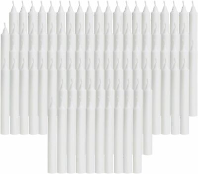 50 pc Bulk White Christmas Tree Candles For ChimePyramidCarousel 4 x1 2 inch