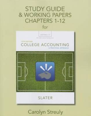 #ad Study Guide Working Papers for College Accounting: A Practical Approach GOOD