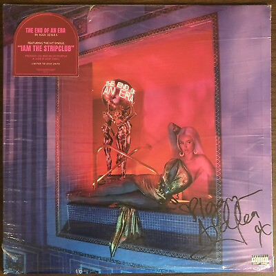 Iggy Azalea NEW *SIGNED* The End of an Era Red Blue Purple Vinyl