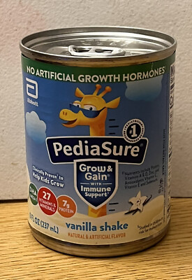 #ad PediaSure 240 Cal Per Can Formula Vanilla Can 8 oz X12 cans