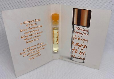 #ad Happy To Be by Clinique Perfume Parfum Profumo 1ml 0.03oz 2005 Full Women perfum