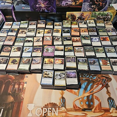 #ad 4000 MTG Magic the Gathering Cards Commons Uncommons Bulk Lot Revised to 2022