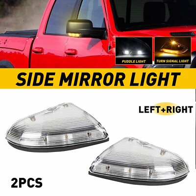 #ad Set Of 2 Front Mirror Turn Signal Light For 2010 2014 DODGE RAM 2500 Replacement