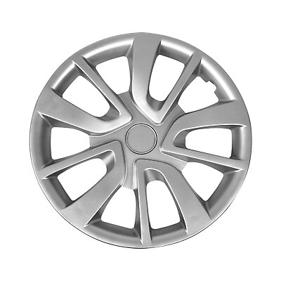 15quot; Elegance Wheel Rim Cover For Mini Hub Caps ABS Silver Durable 4 Pcs