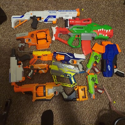 #ad Nerf Gun Collection Bunches of different gun Worth the price