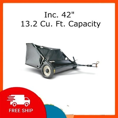 Agri Fab Inc. 42quot; 13.2 Cu. Ft. Capacity Tow Behind Lawn Sweeper Model #45 03201