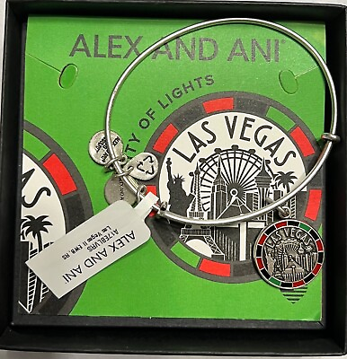 #ad NIB Alex and Ani Las Vegas Bracelet City Of Lights Bangle