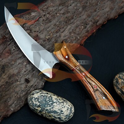 #ad Unique Handmade High Quality Stainless steel Collectible Rosewood handle knife