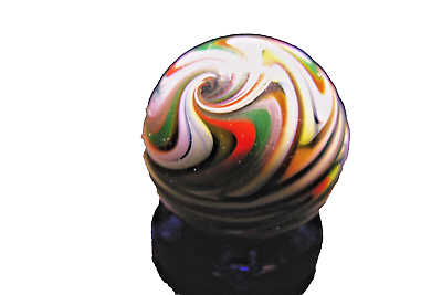 #ad TJ art glass borosilicate swirl Marble