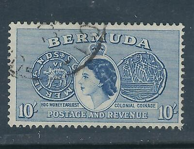 #ad Bermuda SC # 161 Earliest Hog Coin . Used