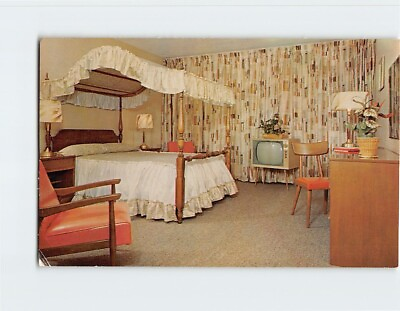 #ad Postcard The Van Cortlandt Motel NYC New York USA North America