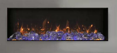#ad Amantii 50quot; Panorama Slim FullView Smart Electric Fireplace BI 50 SLIM OD