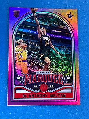 #ad 2018 19 Panini Chronicles Marquee Pink De#x27;Anthony Melton #264 Rookie RC FREE Samp;H