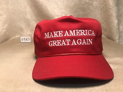 New Never Worn Official MAGA Hat by Cali Fame. Red #583 FJB LGB 2A Trump 2024