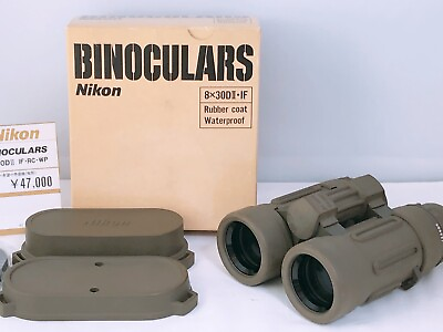 #ad 🟢Unused Boxed 🟢 Nikon 8x30D II IF Rubber Coat Waterproof Binoculars Japan 1868