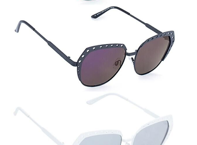 #ad New Black Fashion Round Sunglasses