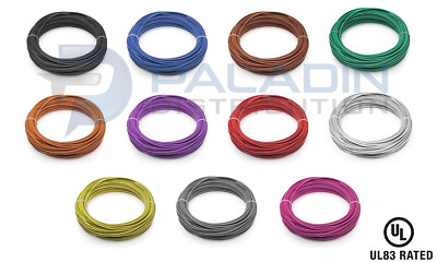 #10 AWG Gauge 600V THHN Stranded Copper Wire Multi Colors Available UL Listed