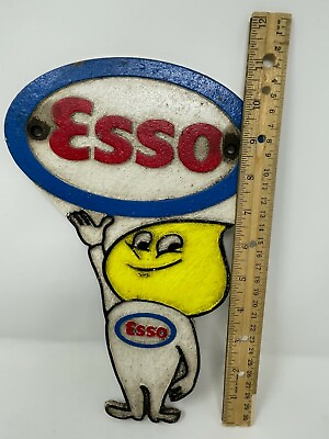 Esso Gas Sign Cast Iron New but made to look old