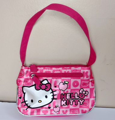 #ad Hello Kitty Purse Sanrio 2011 Pink Small Shoulder Hand Bag