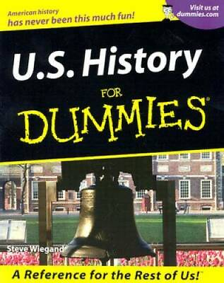 #ad U.S. History For Dummies For Dummies Lifestyles Paperback Paperback GOOD