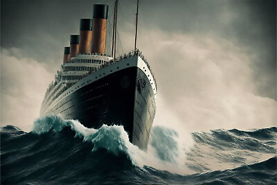 #ad Poster Many Sizes; Titanic art p3