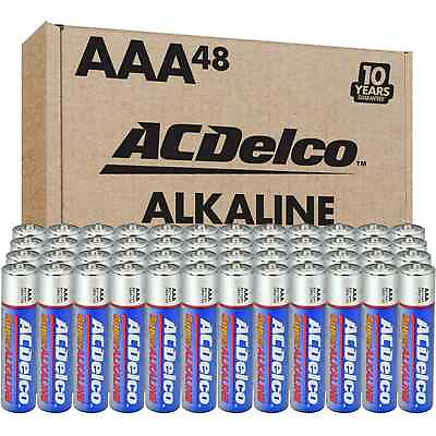 #ad #ad ACDelco Super Alkaline AAA Batteries 48 Count