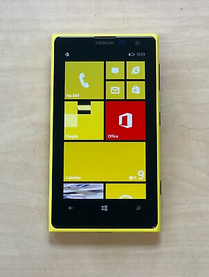 Nokia Lumia 1020 Unlocked 4G LTE Smartphone 32GB Yellow Great canera picture