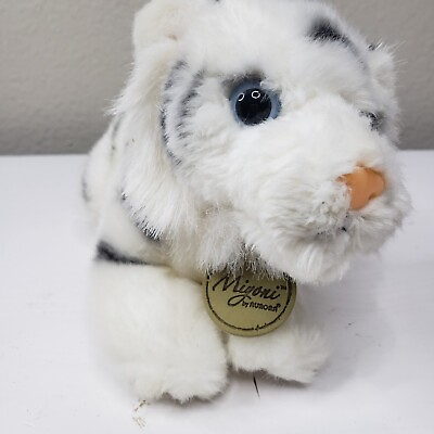 #ad Miyoni By Aurora Handmade Plush Stuffed Animal White Tiger Kids Childs Toy Zoo