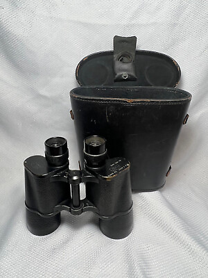 1942 Carl Zeiss Jena US Navy Binoculars Binoctar 44322 7 x 50 No 1612 With Case