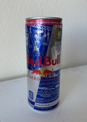 #ad RED BULL ENERGY DRINK Festival EDITION RARE 8.4oz Can unopened NEW EDC ACL