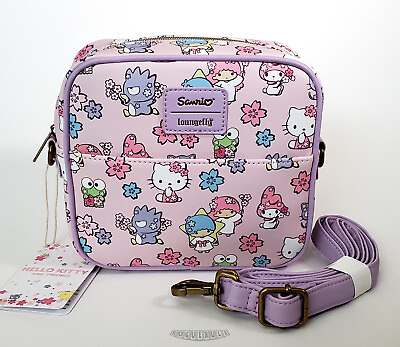 🚦Loungefly Hello Kitty amp; Friends Cherry Blossom Crossbody Bag New