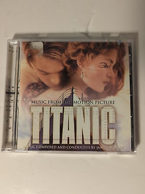 #ad TITANIC 1997 MUSIC FROM THE MOTION PICTURE JAMES HORNER 15 SONGS CD