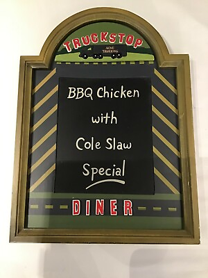 #ad Acme Truckstop Sign quot;BBQ Chicken with Cole Slaw Special Cool for your Home