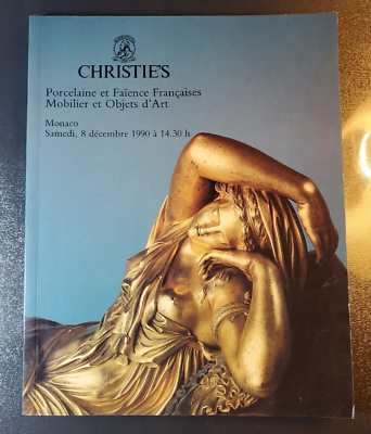 #ad Christies Catalog Porcelaine et Faience Francaises Mobilier et Objets d#x27;Art 1990