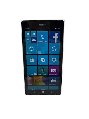 Nokia Lumia 1520 Phone 30GB White Windows Operated Tested amp; Working PLEASE READ
