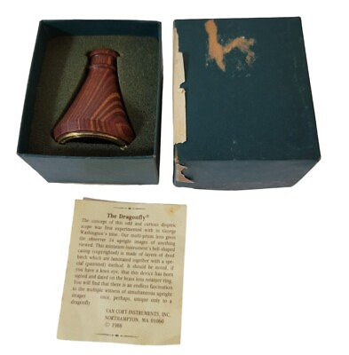 #ad #ad Vintage Van Cort Instruments Dragonfly Dioptic Scope Kelidoscope 1988 W Box