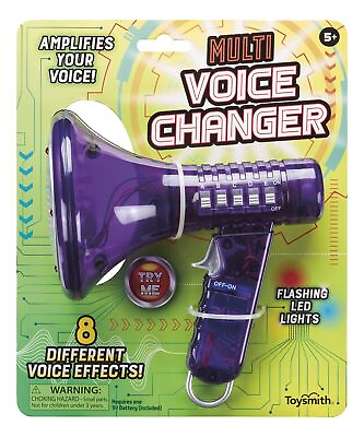 #ad Toysmith Tech Gear Multi Voice Changer Amplifies Voice With 8 Different Voic...