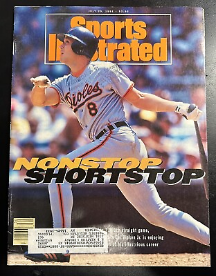 #ad July 29 1991 Cal Ripken Jr. Baltimore Orioles Baseball Sports Illustrated VG